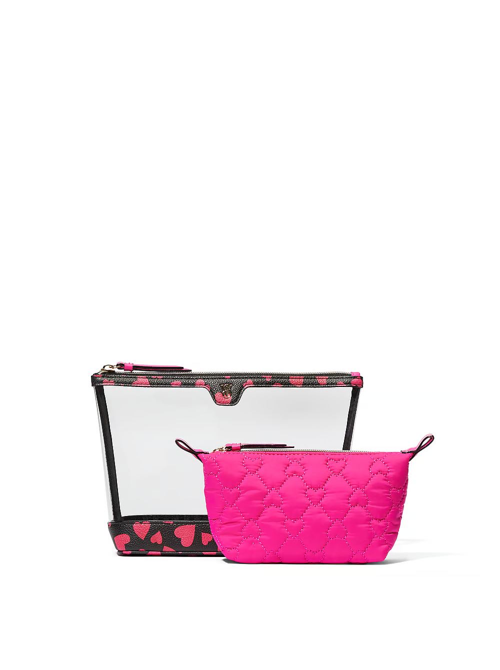 Косметичка 2-Piece Makeup Bag Hearts Victoria's Secret