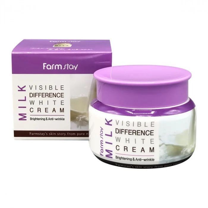 Крем для обличчя Visible Difference Milk White Cream FarmStay