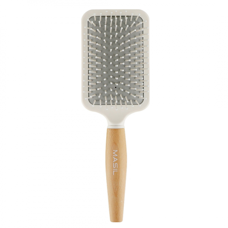 Антистатична щітка для волосся Masil Wooden Paddle Brush