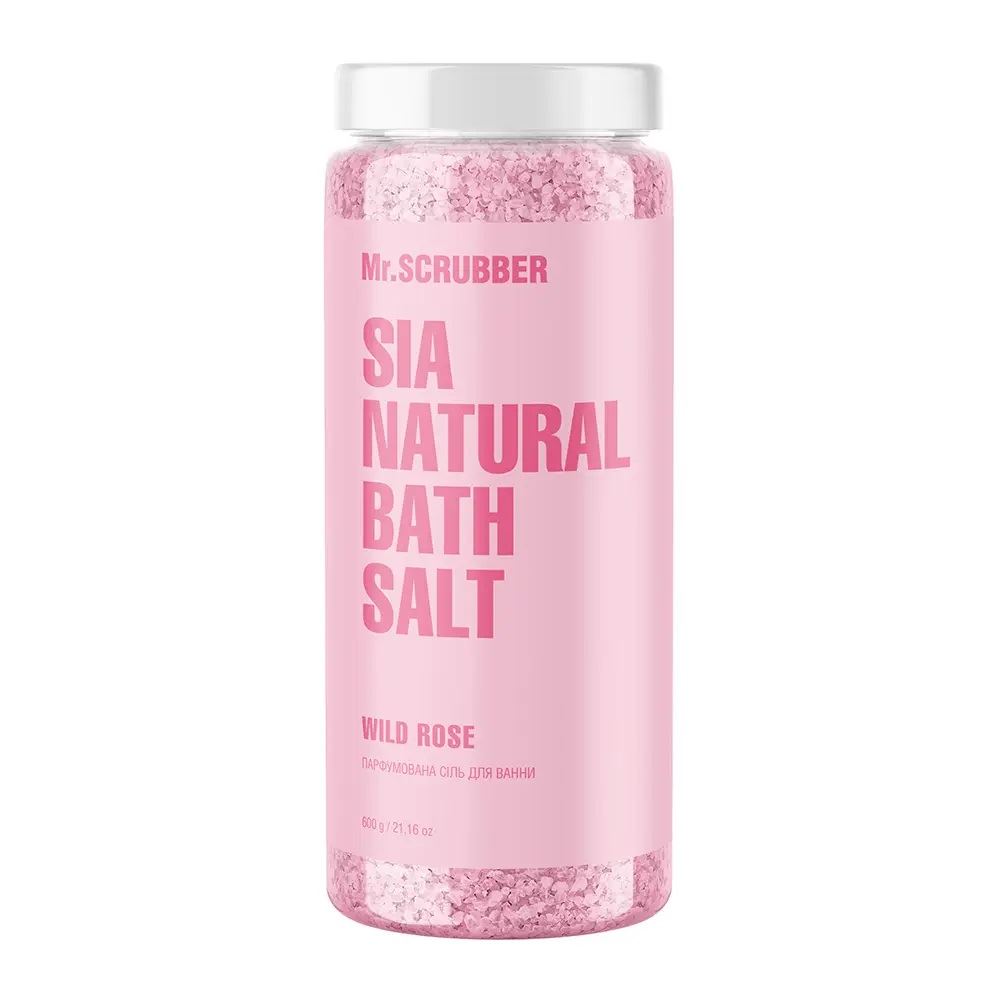 Парфумована сіль для ванни Sia Natural Bath Salt Wild Rose Mr.SCRUBBER