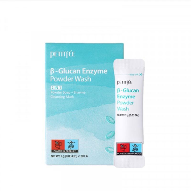 Ензимна пудра для вмивання з бета-глюканом Petitfee Beta-Glucan Enzyme Powder Wash 1 саше