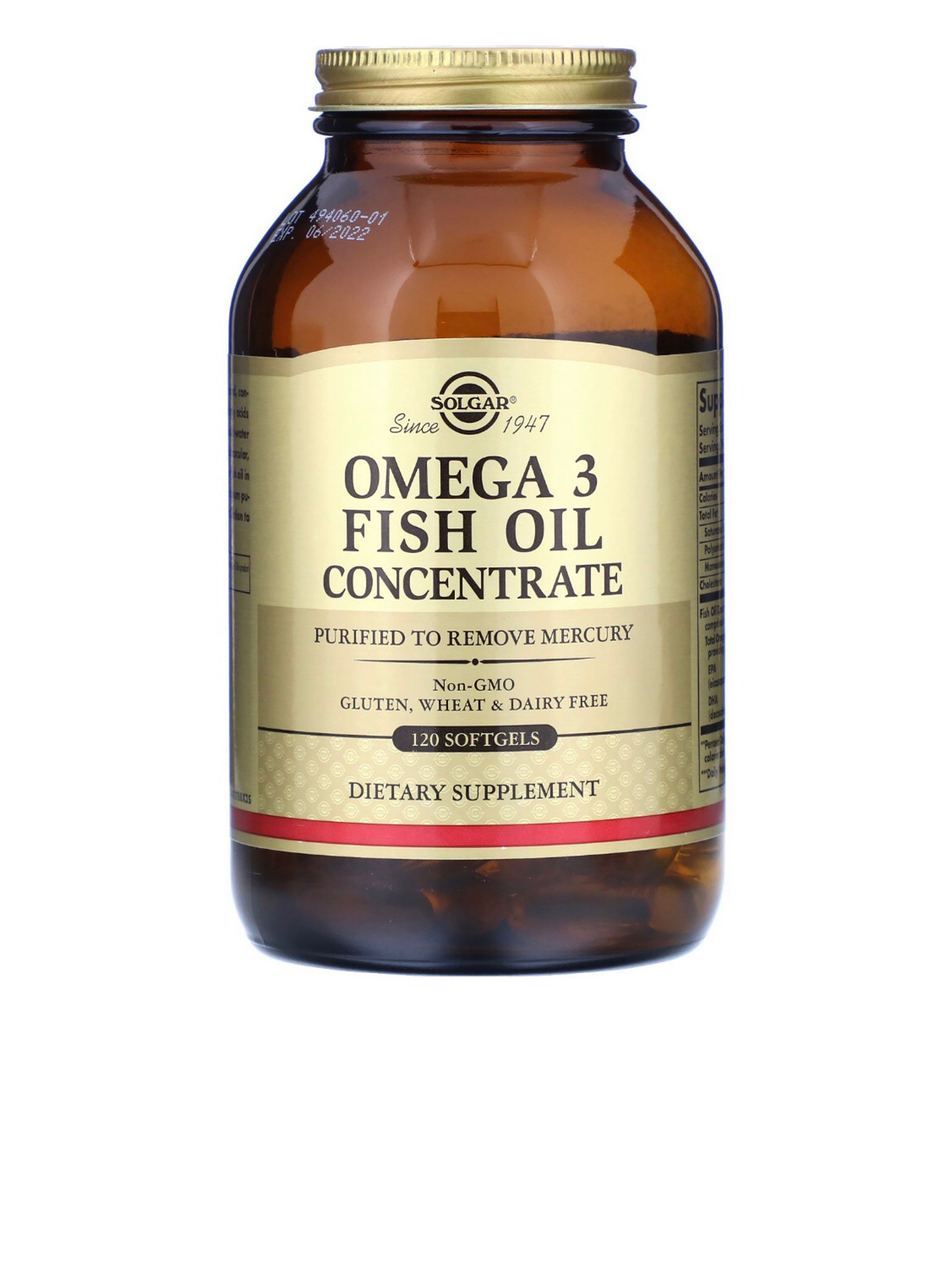 Solgar omega 3 120шт fish oil concentrate