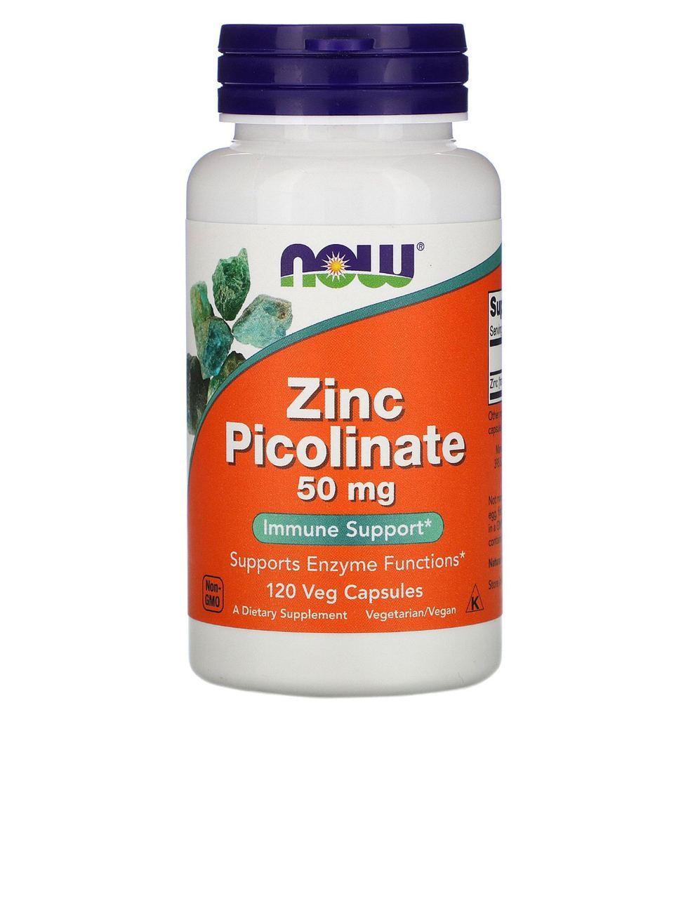 Now foods zinc піколаринат цинка 50мг 120шт
