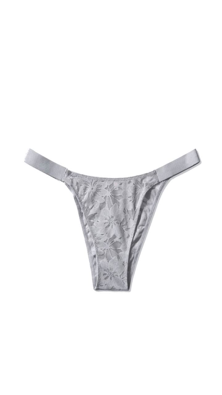 Мереживні Бразильяни зі стразами Victoria's Secret Lace thong Panty