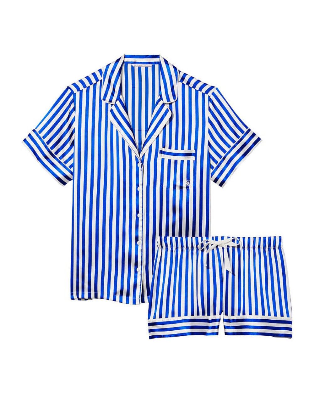 Сатинова піжама Victoria's Secret Satin Short Pajama Set