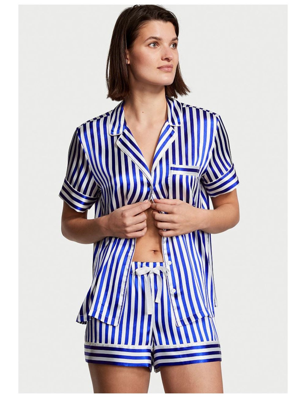 Сатинова піжама Victoria's Secret Satin Short Pajama Set