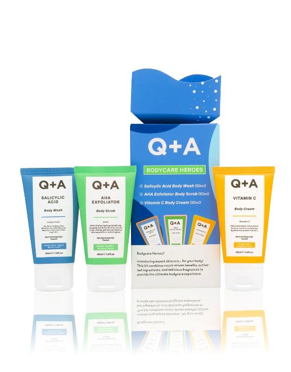 Подарунковий набір для тіла Q+A Bodycare Heroes Gift Set