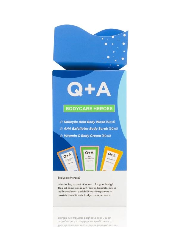 Подарунковий набір для тіла Q+A Bodycare Heroes Gift Set