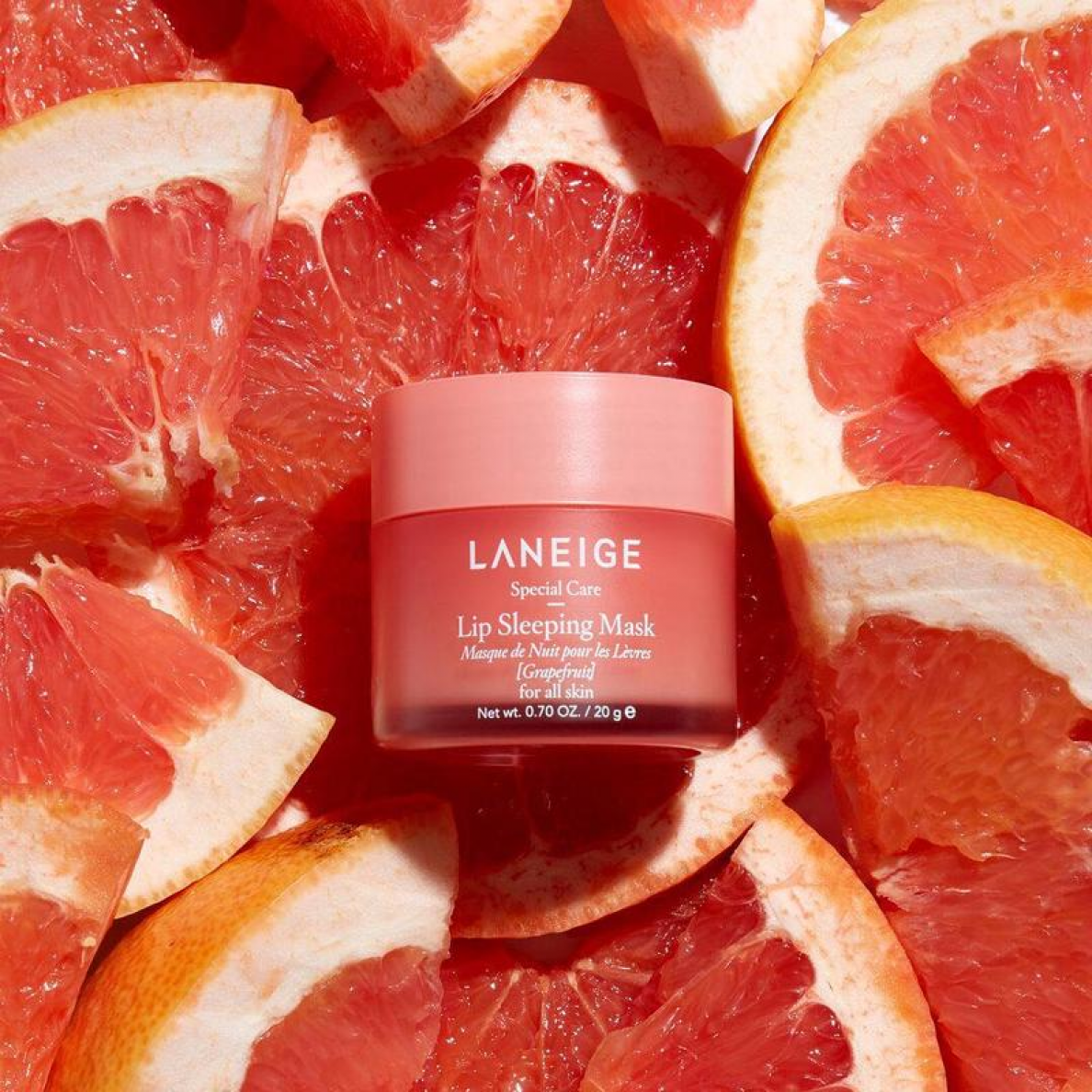 Нічна маска для губ Laneige - Грейпфрут Laneige Lip Sleeping Mask Grapefruit 20г