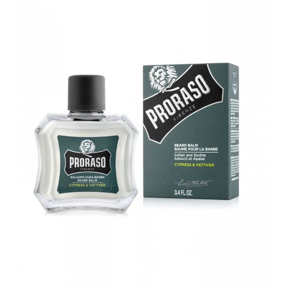 БАЛЬЗАМ ДЛЯ БОРОДИ PRORASO CYPRESS & VETYVER BEARD BALM 100 МЛ