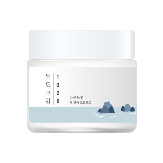 Round Lab - Зволожувальний крем з морською водою - 1025 Dokdo Cream - 80ml