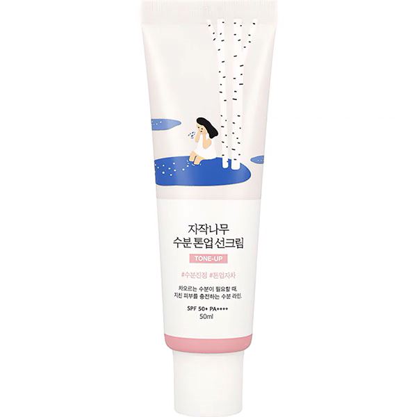 Тонувальний сонцезахисний крем з березовим соком ROUND LAB Birch Juice Moisturizing Tone Up Sunscreen 50 ml