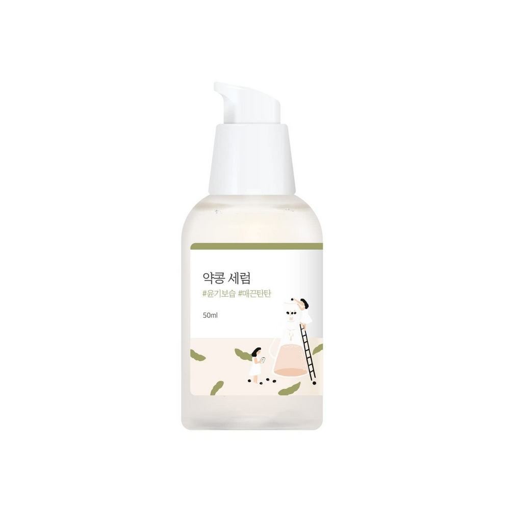 Живильна сироватка з екстрактом чорних соєвих бобів Round Lab Soybean Serum