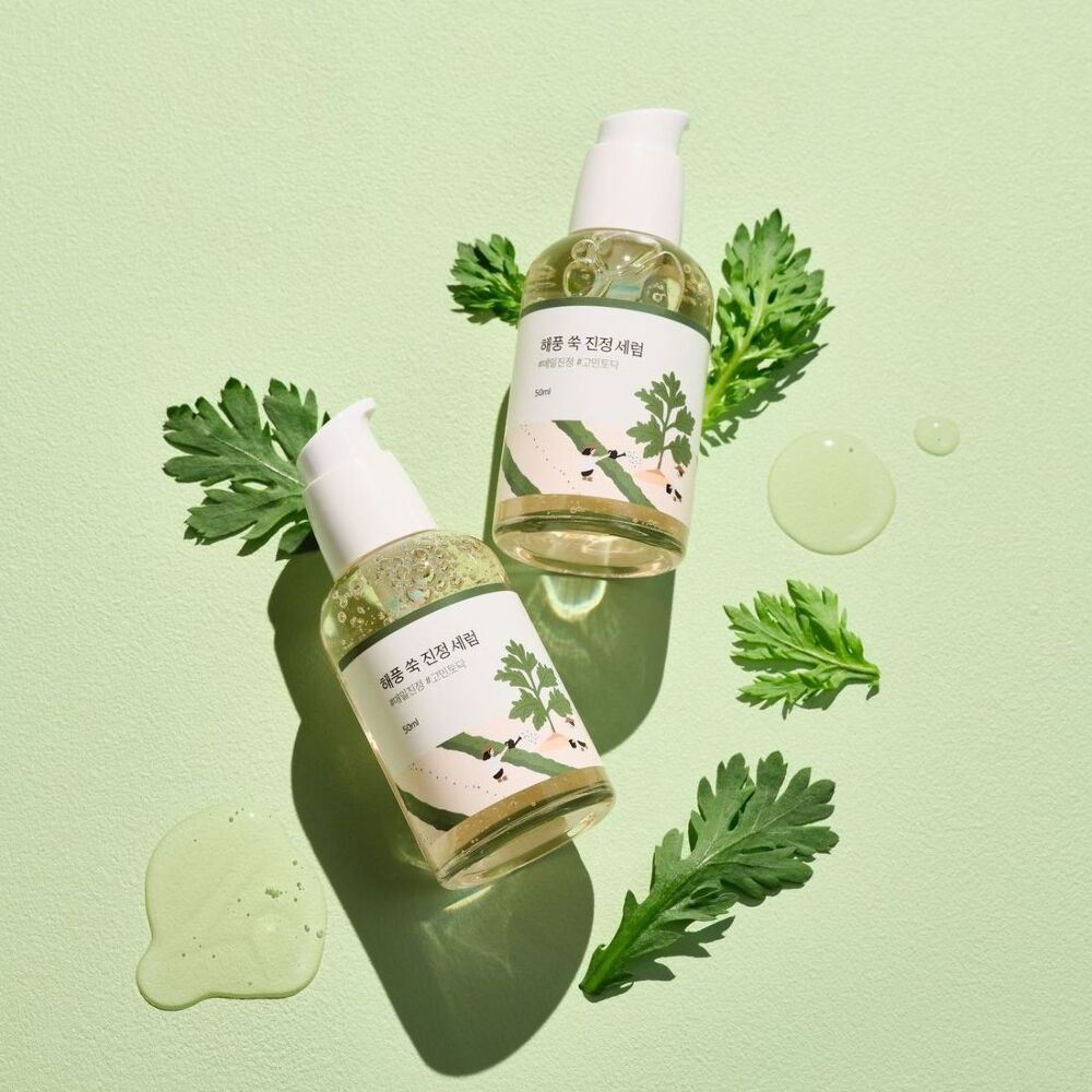 Заспокійлива концентрована сироватка Round Lab Mugwort Calming Serum, 50ml