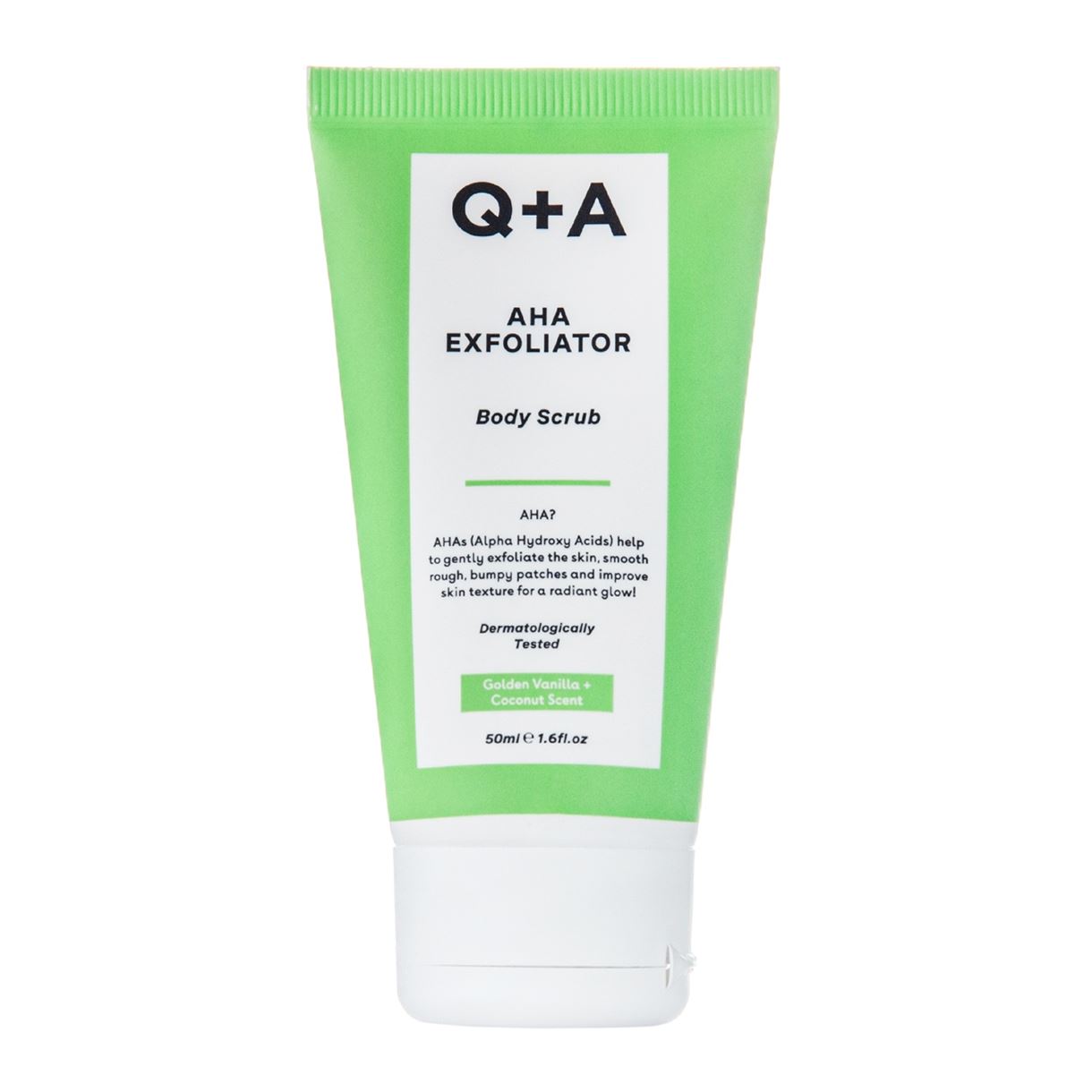 Q+A - AHA Exfoliator Body Scrub - Скраб для тіла з АНА-кислотами - 50ml