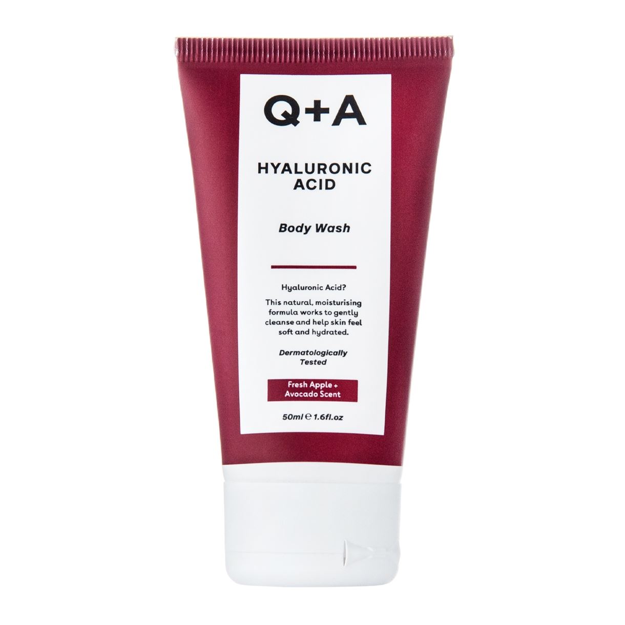 Q+A - Hyaluronic Acid Body Wash - Очищаючий гель для тіла з гіалуроновою кислотою - 50ml