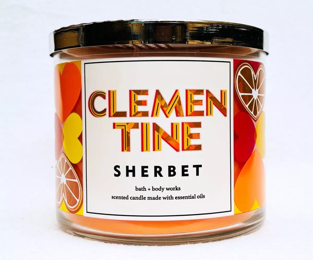 Ароматизована свічка BATH & BODY WORKS - CLEMENTINE SHERBET