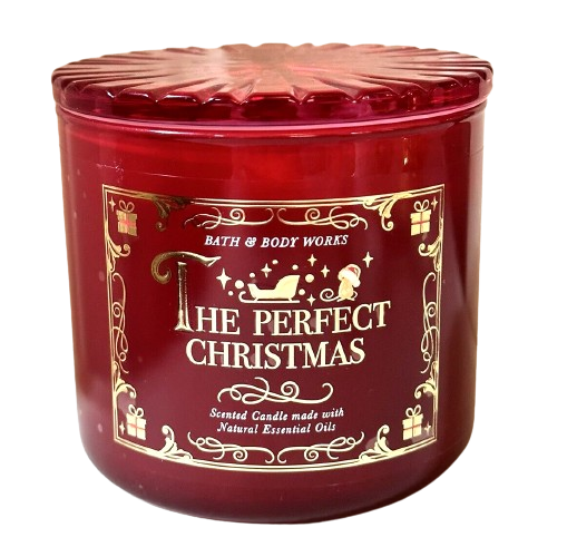 3-х гнітова свічка Bath and body works - The Perfect Christmas