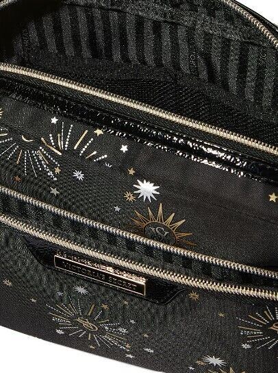 Косметичка Victoria’s Secret 2023 Travel Makeup Pouch Bag Black Celestial New With Tags