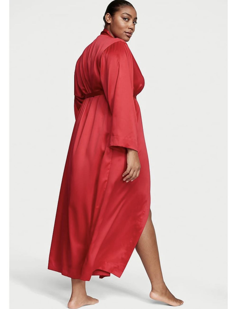 Сатиновий халат Victoria's Secret Satin Long Robe