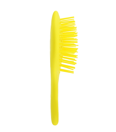 Гребінець для волосся, насичено жовтий Janeke Superbrush Mini Silicon Line