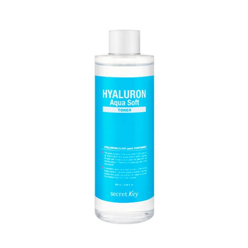 Гіалуроновий тонер Secret Key Hyaluron Aqua Soft Toner, 500мл