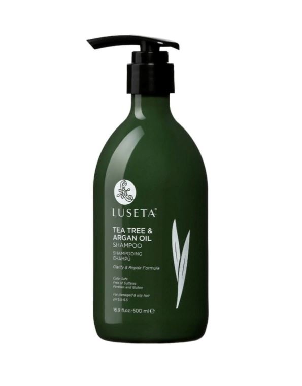 Шампунь для жирного волосся Luseta Чайне Дерево і Арганова Олія Tea Tree & Argan Oil Shampoo 500ml
