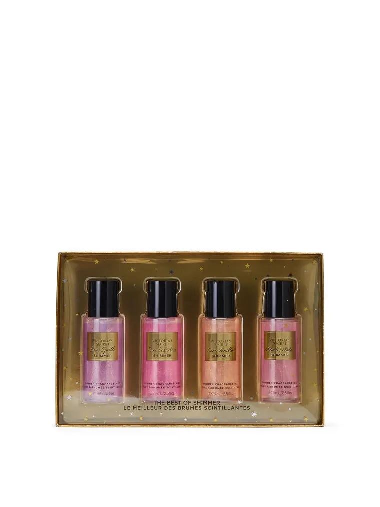 Подарунковий набір з 4 спреїв Victoria's Secret Shimmer Mist Discovery Gift Set