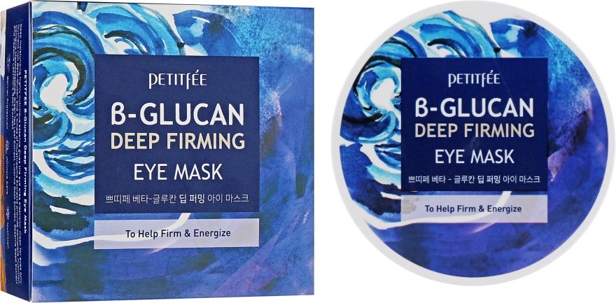 Суперзміцнювальні патчі під очі з бета-глюканом Petitfee&Koelf B-Glucan Deep Firming Eye Mask