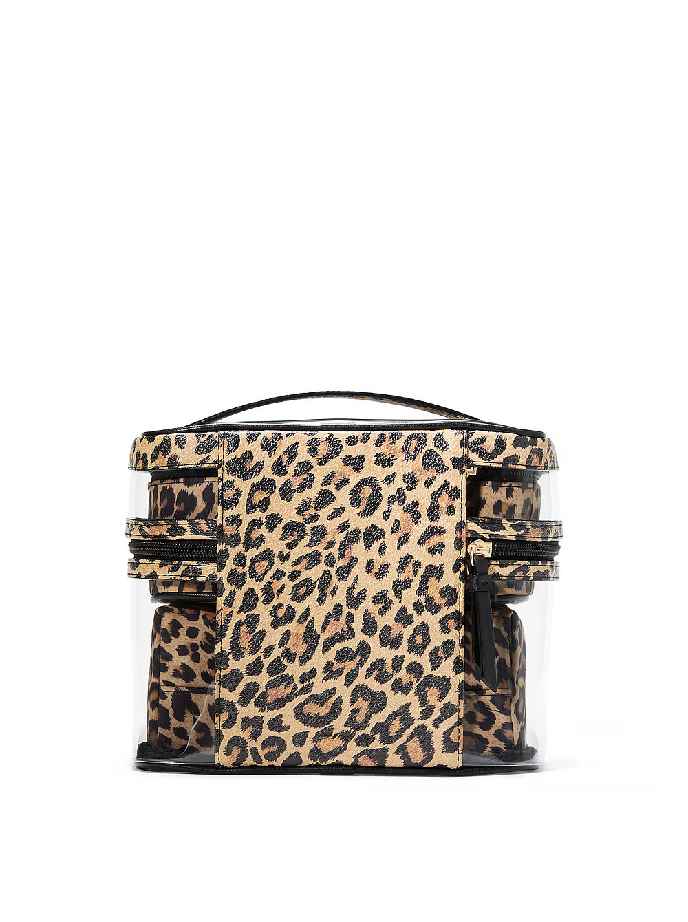 4 в 1 набір косметичок 4-Piece Makeup Bag Leopard Victoria’s Secret