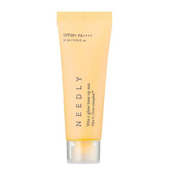 Сонцезахисний крем з ефектом освітлення та сяйва Needly Vita C Glow Tone Up Sun SPF 50+ PA++++