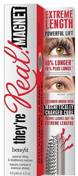 Туш Benefit Cosmetics They're Real! Magnet Extreme Lengthening Mascara Supercharged Black black Standart