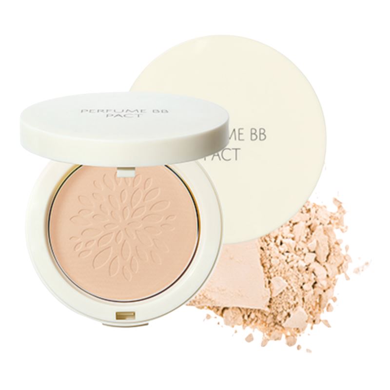 The Saem Saemmul Perfume BB Pact 21 Pink Beige SPF25 PA++ - компактна ароматизована сонцезахисна пудра