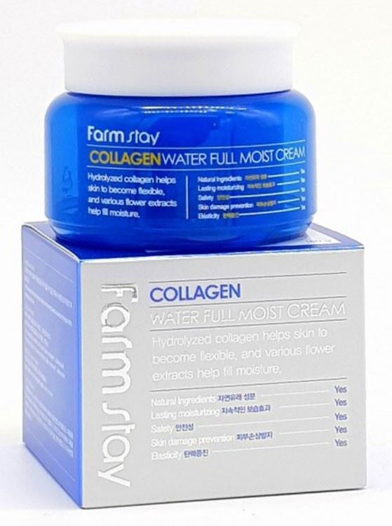 Зволожувальний крем з колагеном FarmStay Collagen Water Full Moist Cream