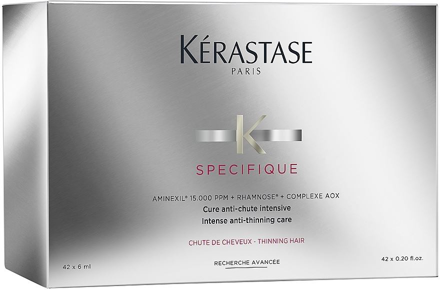 Інтенсивний засіб проти випадіння волосся, в ампулах Kerastase Specifique Cure Aminexil