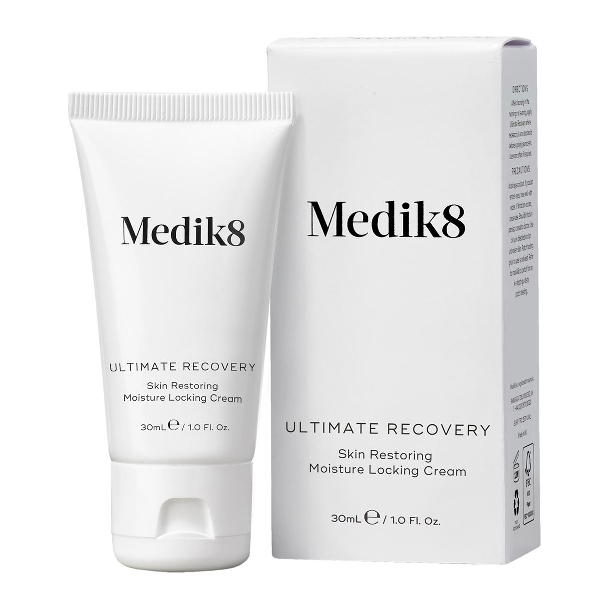 Medik8 - Живильний крем з кофеїном та вітаміном Е - Ultimate Recovery - Skin Restoring Moisture Locking Cream - 30ml