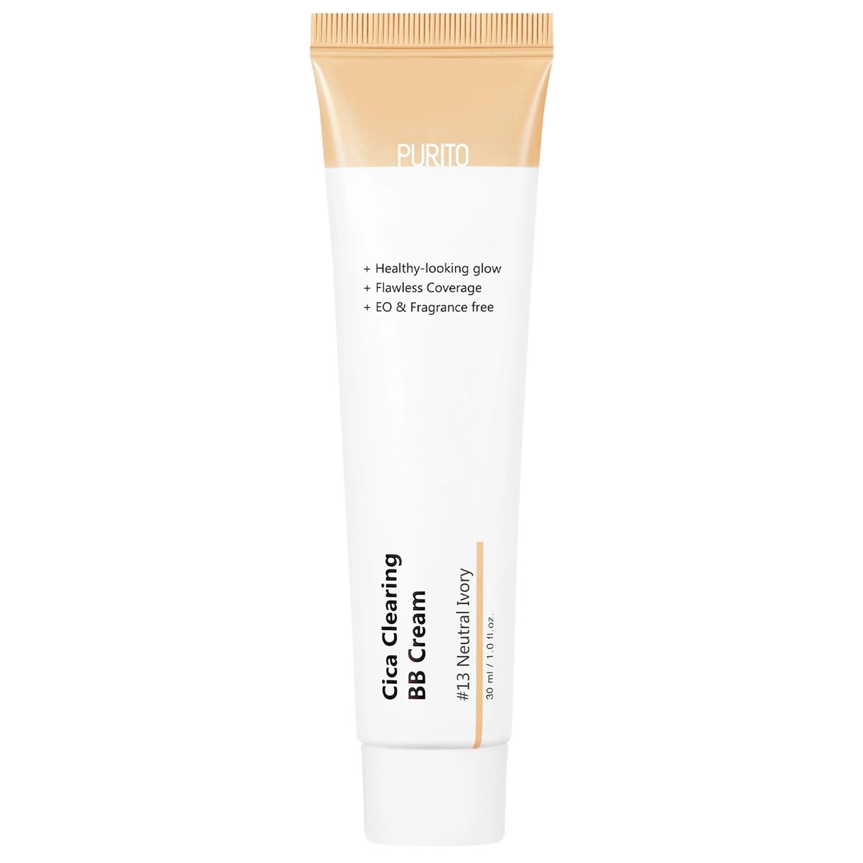 Purito - Cica Clearing BB Cream - BB-крем з екстрактом центелли азіатської - #13 Neutral Ivory - 30ml