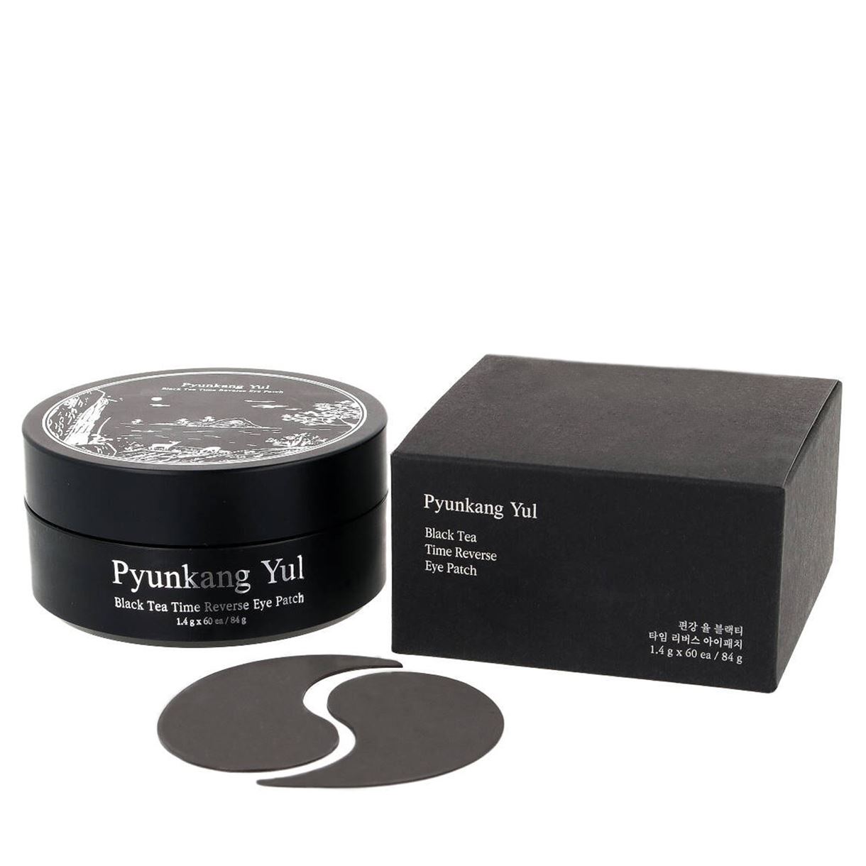 Pyunkang Yul - Гідрогелеві патчі під очі - Black Tea Time Reverse Eye Patch