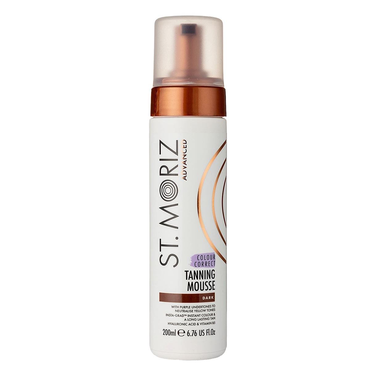 Мус-автозасмага  Professional St.Moriz Instant Self Tanning Mousse Dark, 200мл