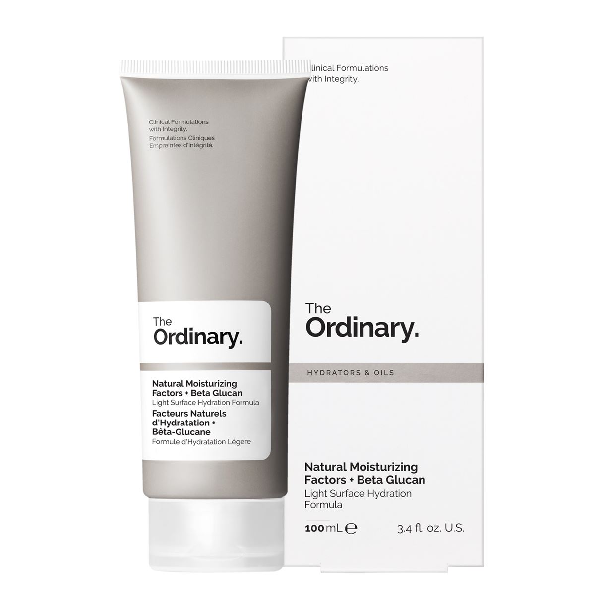 The Ordinary - Natural Moisturizing Factors + Beta Glucan - Зволожувальний крем з бета-глюканом - 100ml