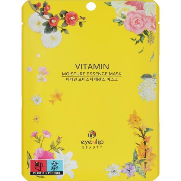 Тканинна вітамінна маска для обличчя Eyenlip Moisture Essence Mask Vitamin