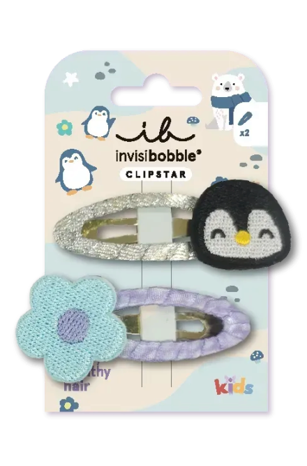Заколка для волосся invisibobble SNAP CLIP KIDS Polar Penguin
