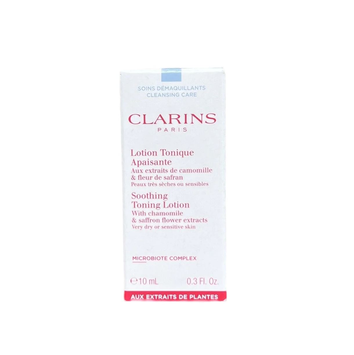 Заспокійливий тонізувальний лосьйон для обличчя Clarins Soothing Toning Lotion, 10ml