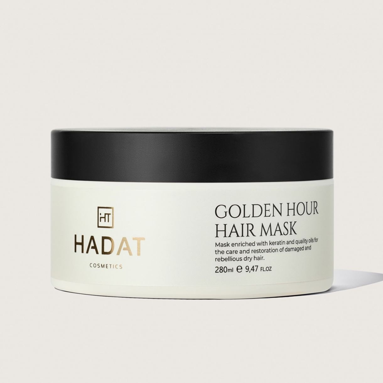 Золота маска для інтенсивного відновлення волосся HADAT Golden Hour Hair Mask 280ml