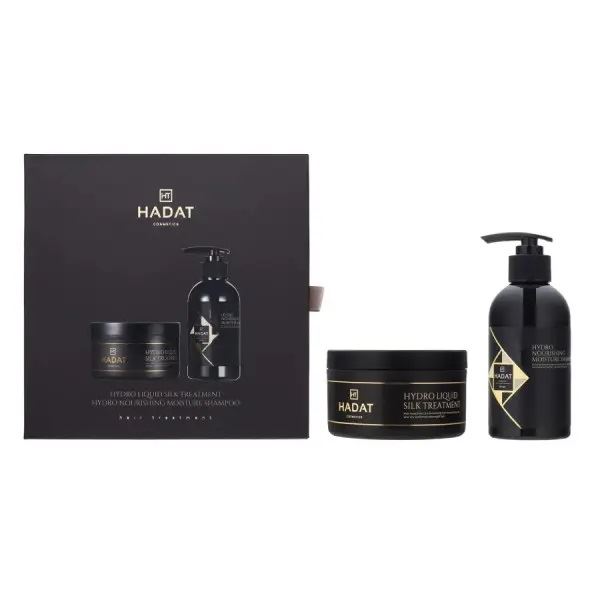 Подарунковий Набір для Відновлення Волосся Hadat Hydro Intensive Repair Shampoo + Hadat Hydro Liquid Silk Treatment 250 мл