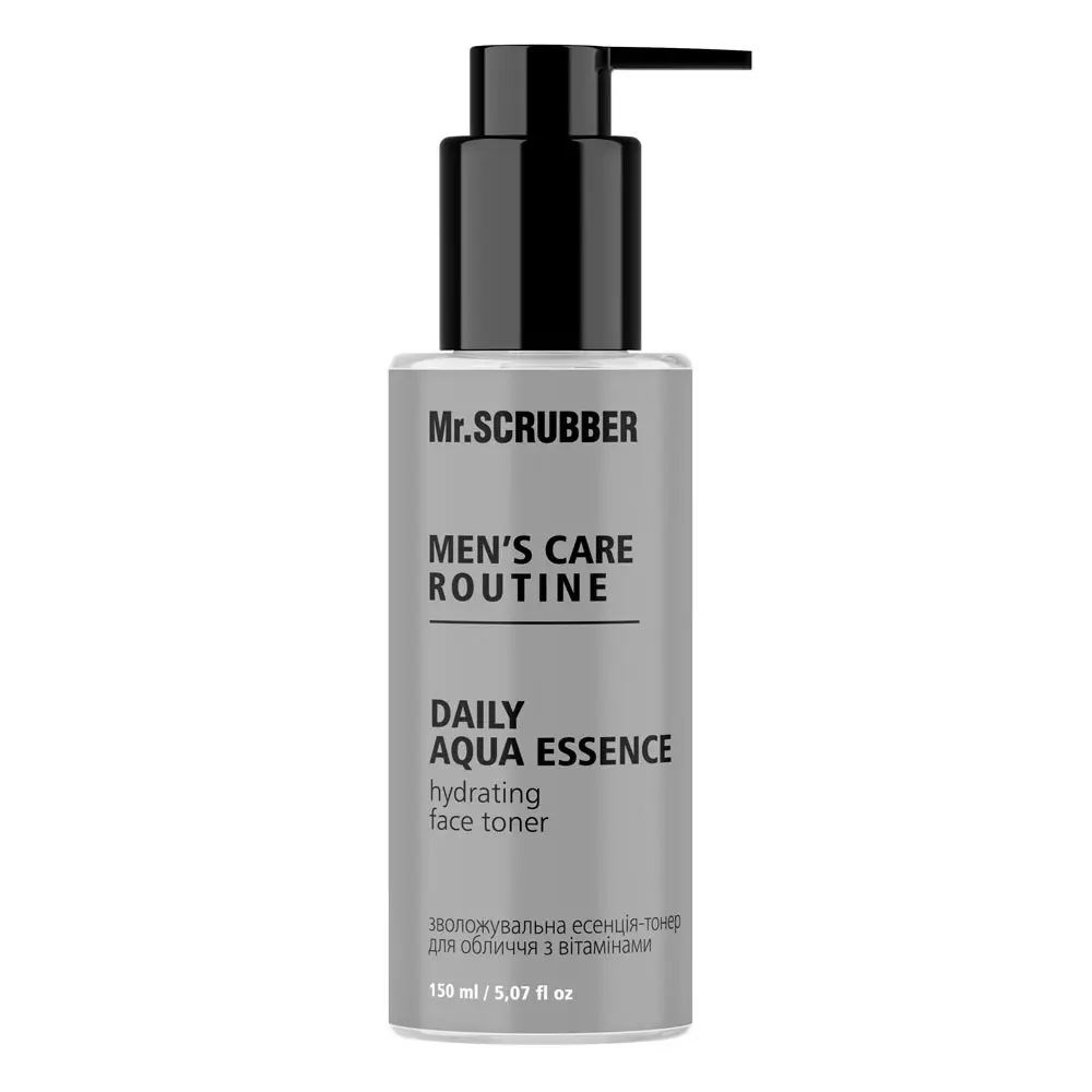 Зволожувальна есенція-тонер для обличчя з вітамінами Men’s Care Routine Mr.SCRUBBER