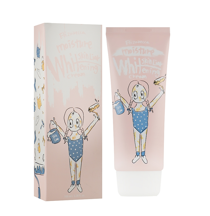 Висвітлюючий крем Elizavecca Face Care Moisture Whitening Skin liar cream, 100мл