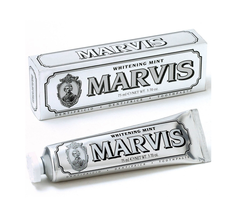 Відбілювальна зубна паста з ксилітолом Marvis Whitening Mint + Xylitol, 85мл