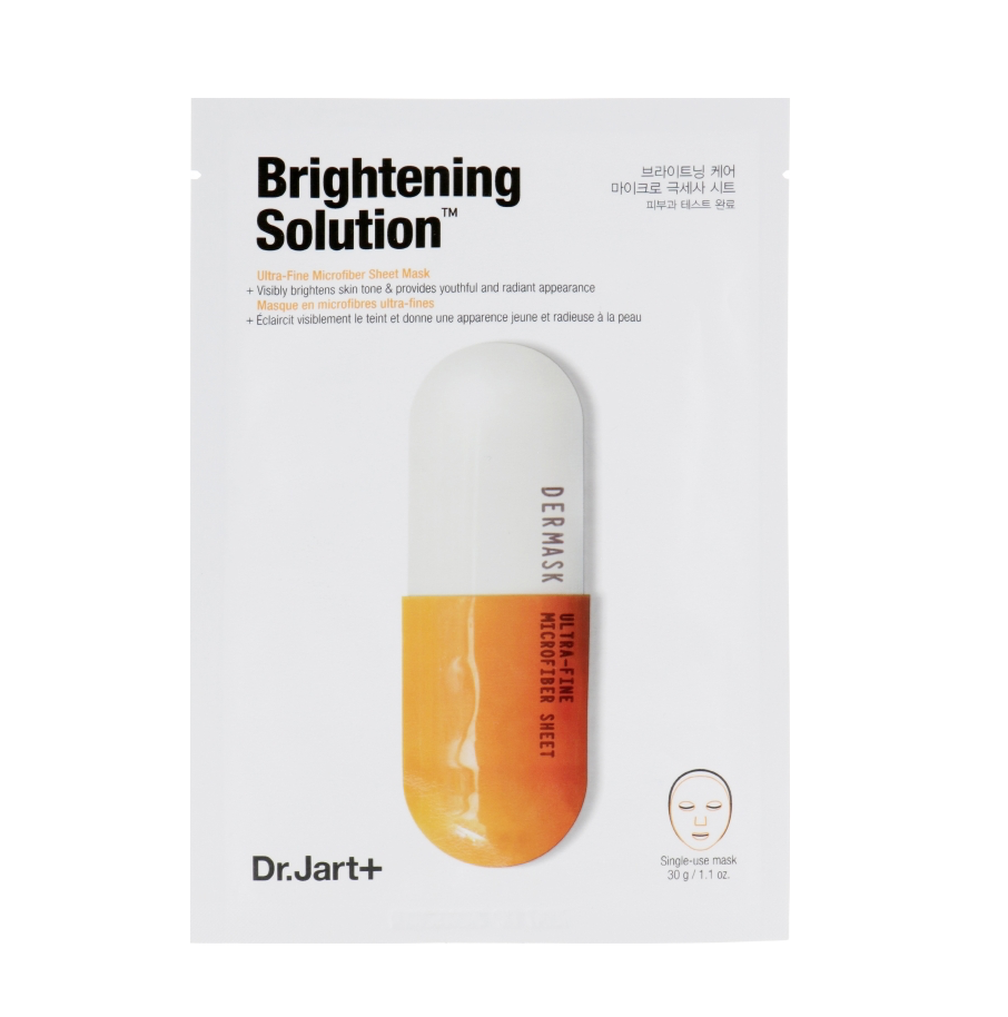 Детокс-маска "Капсула Краси" Dr. Jart+ Dermask Brightening Solution Ultra-Fine Microfiber Face Sheet Mask
