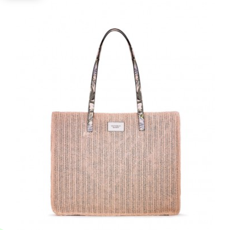 ПЛЕТЕНАЯ СУМКА VICTORIA'S SECRET WOVEN BEACH TOTE